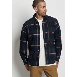 Pendleton Flannel Shirt Mens XL Green Blue Fremont Double Brushed Plaid Tartan